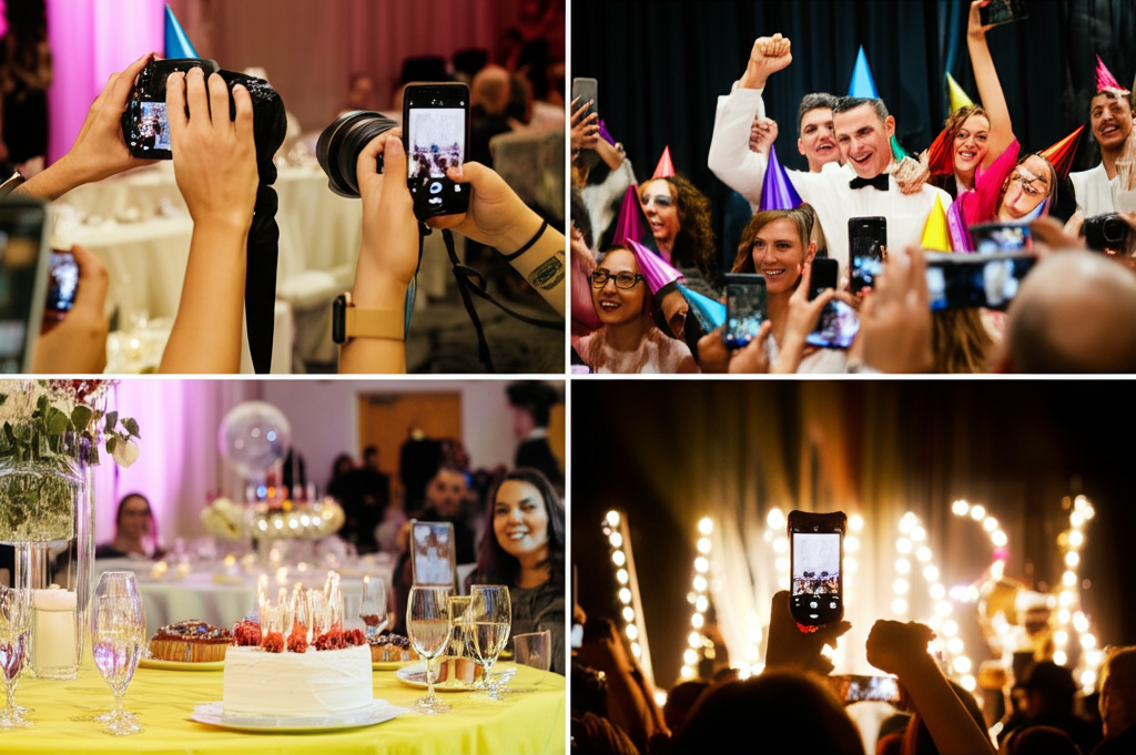 Event photos collage